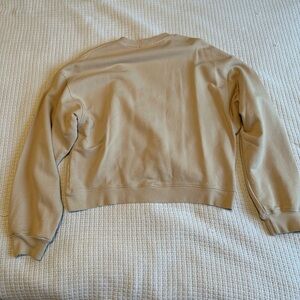 Agolde over sized nude sweatshirt